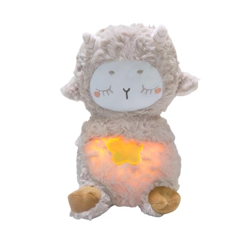 Generisch Sheep Stuffed Animal, Portable Calming Plush Toy with Music, 25x16x10 inches Adorable Sturdy Soft Toys Sheep, Soothing Sleep Aid for Babies Children Teenagers Adults Generisch Sheep Stuffed Animal, Portable Calming Plush Toy with Music, 25x16x10 inches Adorable Sturdy Soft Toys Sheep, Soothing Sleep Aid for Babies Children Teenagers Adults von Generisch