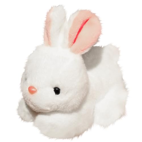 Generisch Simulation Kaninchen Puppe süße kleine weiße Kaninchen Spielzeug Kinder Puppe Begleiter Spielzeug Handgemachte Puppe (A, 20cm) von Generisch