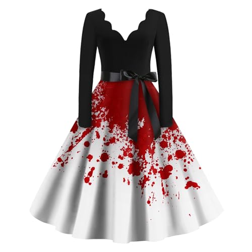 Generisch Skelett Kleid Damen Vampir Skelett Haloween Kostüm Frauen Steampunk Prinzessin Pirat Hexe Halloween Kostüm Gruppe Fledermaus für Monster Blut Pirate Kürbis Scary Cosplay XXL Generisch Skelett Kleid Damen Vampir Skelett Haloween Kostüm Frauen Steampunk Prinzessin Pirat Hexe Halloween Kostüm Gruppe Fledermaus für Monster Blut Pirate Kürbis Scary Cosplay XXL von Generisch