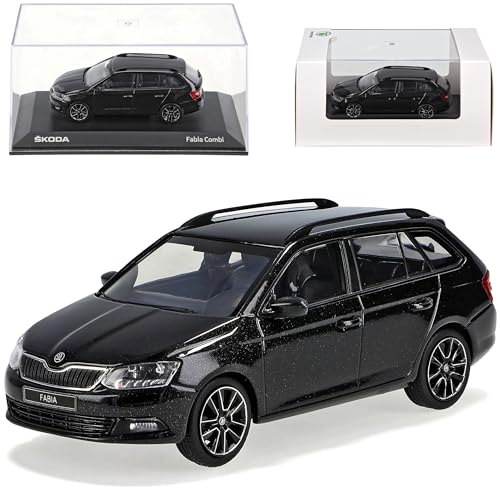 Generisch Skod. Fabia III Typ NJ Kombi Magic Schwarz Ab 2014 1/43 iScale Modell Auto von Generisch