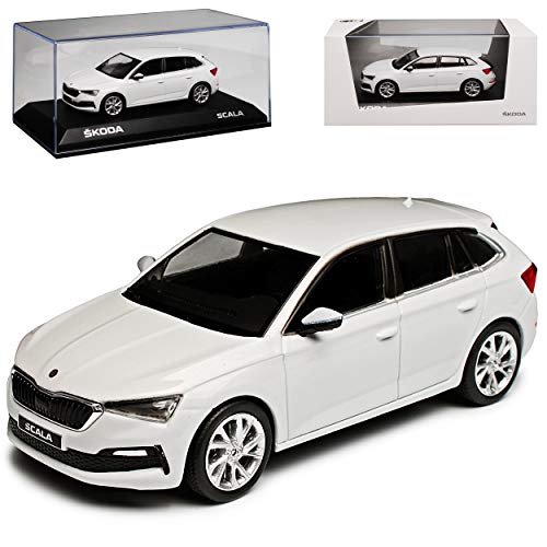 Generisch Skoda*Scala Kombi Moon Weiss Ab 2018 1/43 Kyosho i-Scale Modell Auto von Generisch