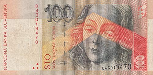 Generisch Slowakei Pick-Nr: 22a gebraucht (III) 1993 100 Korun (Banknoten für Sammler) von Generisch