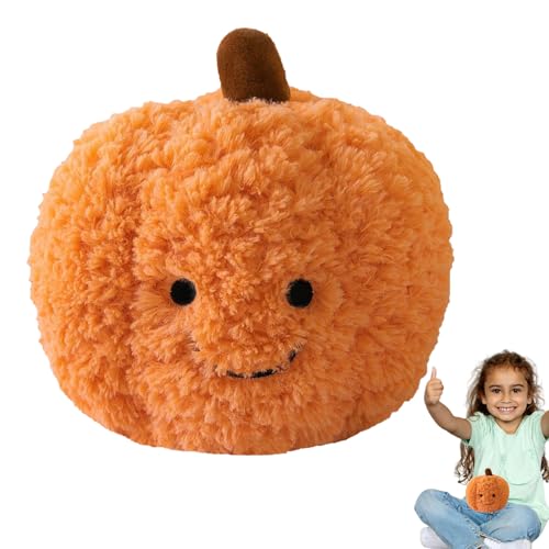 Generisch Smiling Pumpkin Plush Doll, Creative Halloween Stuffed Animal Toy for Boys and Girls, Cute Soft Doll for Halloween Decorations and for All Ages von Generisch