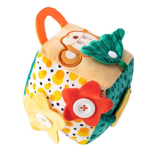 Generisch Soft Baby Activity Cube, Busy Cube Tissue Box Toy, Sensory Learning Toy, Early Education and Travel Play Game with Colorful Scarves for Toddler, 4.72 Inches Generisch Soft Baby Activity Cube, Busy Cube Tissue Box Toy, Sensory Learning Toy, Early Education and Travel Play Game with Colorful Scarves for Toddler, 4.72 Inches von Generisch