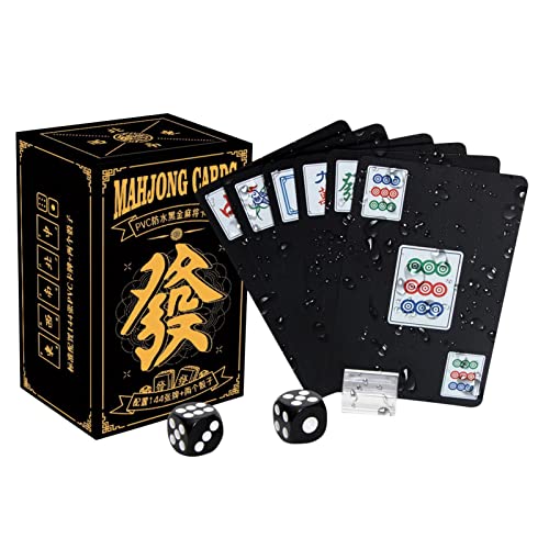 Generisch Solitaire-Spiele - Wasserdichtes Mahjong-Brettspiel,Reisespiel Senioren, Freunde, Klassenkameraden Reiseerholung, Freizeit im Freien und Freundestreffen von Generisch