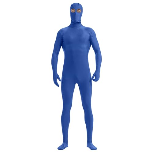 Generisch Space Kostüm Herren Halloween Ganzkörper Kostüm Alien Karneval Zentai Bodysuit Ganzkörperanzug Jumpsuit Ganzkörper Costume von Generisch
