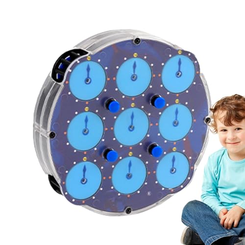 Generisch Speed Cube Toys Clock Puzzle, Cube Game Fidget Toys Puzzle Clock Double Side, pädagogisches Fidget Spinnerss -Puzzlespielzeug, für Kinder und Erwachsene von Generisch