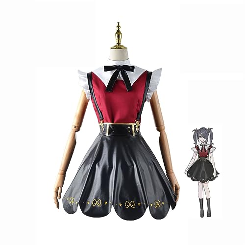 Generisch Spiel Ame Chan Cosplay Kostüm Frauen JK Kleid Halloween Outfits Set,XL-Red von Generisch