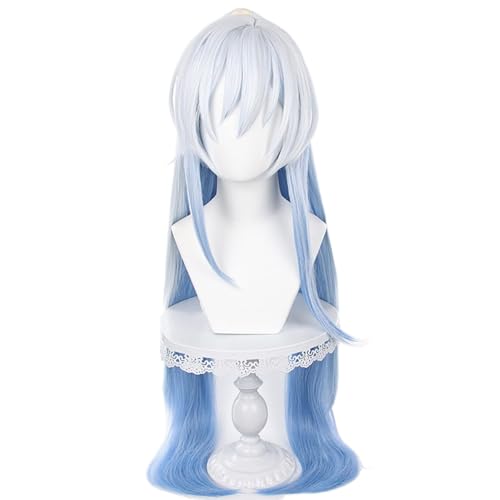 Generisch Spiel Honkai Star Rail Jingliu Cosplay Kostüm Mädchen Kleid Uniform Anzug Halloween Karneval Party Outfit (Jingliu Perücke) von Generisch