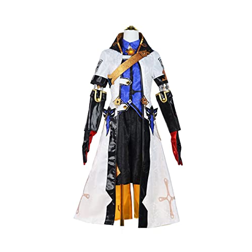 Generisch Spielfiguren Albedo Cosplay Kostüm Outfit Uniform Kleid Komplettset,Set-3XL von Generisch