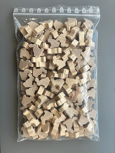Generisch Spielfiguren Hasen 125 Stück Natur I Brettspielfiguren Holz-Figur Spielfiguren-Holz Brettspielfiguren-Holz Holzbrettspiel Brettspiel-Set Spielefiguren-Set Generisch Spielfiguren Hasen 125 Stück Natur I Brettspielfiguren Holz-Figur Spielfiguren-Holz Brettspielfiguren-Holz Holzbrettspiel Brettspiel-Set Spielefiguren-Set von Generisch