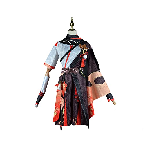 Generisch Spielfiguren Kaedehara Kazuha Cosplay Kostüm Kleid Set Für Halloween,Set-S von Generisch
