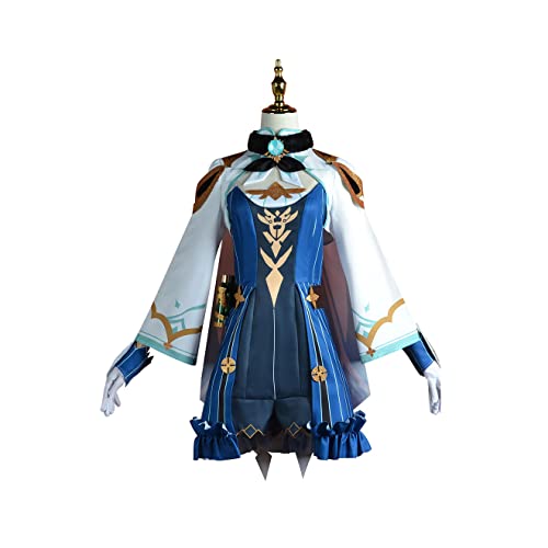 Generisch Spielfiguren Sucrose Cosplay Kostüm Uniform Kleid Komplettset Mit Hut,Set-XL von Generisch