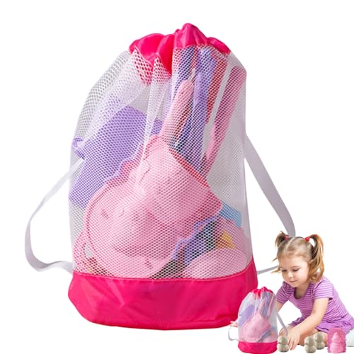 Generisch Spielzeug Set,Sandkastenspielzeug Mit Klappbarem Eimer Und Netzbeutel - Für Garten Park Urlaub Mit Förmchen Harke Schaufel von Generisch