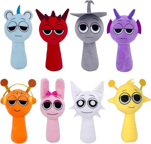 Generisch Sprunki Spielzeug, Sprunki Plüschtiere, 20cm Sprunki Plushie, Niedlich Sprunkis Plushs, Sprunki Plush Spielzeug, Sprunki Plush Figuren Doll für Kinder und Spielefans (Stil 19) von Generisch