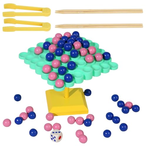 Generisch Stapelperlen Spielzeug, Balance Tree Game - Buntes Familienstapelspiel - Lustige Kinder Reisespielzeug, tragbares Feinmotorik -Lernspielzeug für Familienabend Generisch Stapelperlen Spielzeug, Balance Tree Game - Buntes Familienstapelspiel - Lustige Kinder Reisespielzeug, tragbares Feinmotorik -Lernspielzeug für Familienabend von Generisch