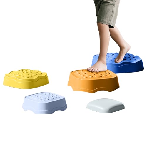Generisch Stepping Stones Für Kinder | Balancespielzeug Mit Rutschfesten Trittsteinen,5-teiliges Lernspiel Für Motorik & Sensorik, Parcours-Spiel Für Kleinkinder Generisch Stepping Stones Für Kinder | Balancespielzeug Mit Rutschfesten Trittsteinen,5-teiliges Lernspiel Für Motorik & Sensorik, Parcours-Spiel Für Kleinkinder von Generisch