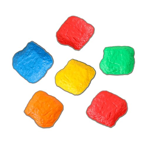 Generisch Stepping Stones for Kids, 6X Balance Coordination Stones, Non-Slip Sensory Play Rocks, Stackable Motor Skill Toys, Colourful Jumping Stones, Indoor Outdoor Activity Set for Children Generisch Stepping Stones for Kids, 6X Balance Coordination Stones, Non-Slip Sensory Play Rocks, Stackable Motor Skill Toys, Colourful Jumping Stones, Indoor Outdoor Activity Set for Children von Generisch