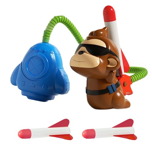 Generisch Stomper Rockets für Kinder, Kinder Raketen -Startspielzeug - Foam Stomper Rocket Startpad mit Affen,Unterhaltsame Outdoor-Aktivitäten Hochfliegendes Sportspiel für und Mädchen Generisch Stomper Rockets für Kinder, Kinder Raketen -Startspielzeug - Foam Stomper Rocket Startpad mit Affen,Unterhaltsame Outdoor-Aktivitäten Hochfliegendes Sportspiel für und Mädchen von Generisch