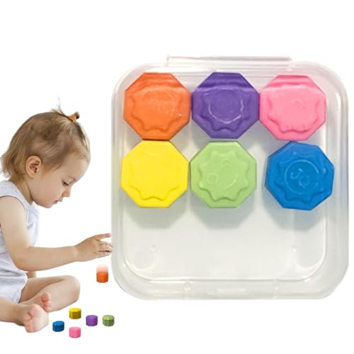 Generisch Stone Catching Game, Korean Traditional Toy, 2.17x2.17in Folk Stone Game, Hand-Eye Coordination Training, Engaging Fun Challenge for Kids Outdoor Games von Generisch