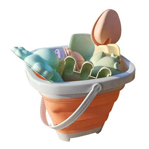 Generisch Strandspielzeug - Sand Castle Kit, Moderne Spielzubehör | Outdoor Shovel Bucket Pack, Kinderpaell -Rechen -Werkzeuge, Sommer -Graben -Fun -Bündel, Schimmelpilzsammlung, Wasserspielfiguren, von Generisch