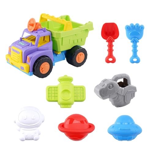 Generisch Strandspielzeugset, Strandsandspielzeug - Multiple LKW-Schaufeln Kit für 1-8 | Outdoor Beach Playset Cartoon Toy Vehicles für Abenteuer Generisch Strandspielzeugset, Strandsandspielzeug - Multiple LKW-Schaufeln Kit für 1-8 | Outdoor Beach Playset Cartoon Toy Vehicles für Abenteuer von Generisch