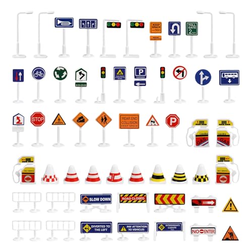 Generisch Straßenschildspielzeug für Kinder | Kleines Verkehrszeichen Bildungsspielzeug | Puzzle -Aufklärungs -Parkszene Zeichen für Autospiel, Reisen, Outdoor -Aktivitäten, Zuhause und Schullernen Generisch Straßenschildspielzeug für Kinder | Kleines Verkehrszeichen Bildungsspielzeug | Puzzle -Aufklärungs -Parkszene Zeichen für Autospiel, Reisen, Outdoor -Aktivitäten, Zuhause und Schullernen von Generisch