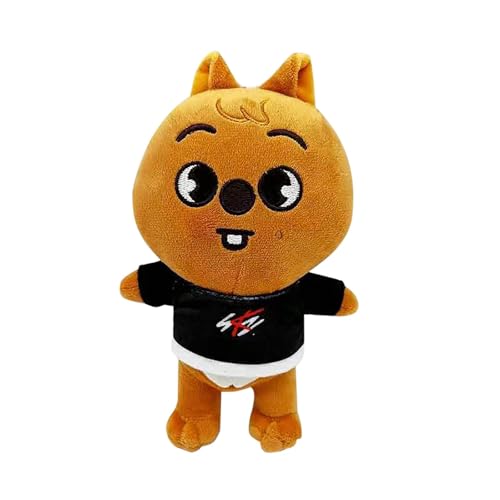 Generisch Stray Kids Plush, Niedlich Stray Kids Plüschtier, 25cm StrayKids Kuscheltiere, Zeichentrickfiguren Skz Plüsch-Puppe, Gilt für Jungen Mädchen Geburtstagsgeschenke (Han Quokka) von Generisch