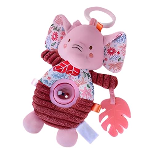 Generisch Stroller Rattle, Babies Hangable Sensory Toy, Car Seat Stroller Activity Toy, Squeaky Crib Rattle, Soft, Colorful Design for 0-12 Months Old,10.63x5.91 inches Generisch Stroller Rattle, Babies Hangable Sensory Toy, Car Seat Stroller Activity Toy, Squeaky Crib Rattle, Soft, Colorful Design for 0-12 Months Old,10.63x5.91 inches von Generisch
