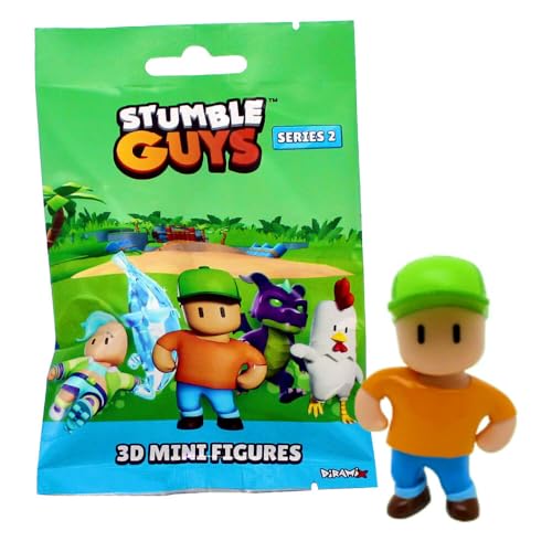 Generisch Stumble Guys 3D Sammelfiguren Serie 2 - Chrome Crystal Figur - Auswahl (Figur 1. Mr.Stumble) von Generisch