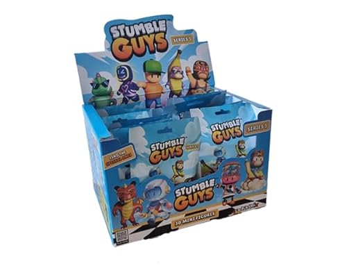 Generisch Stumble Guys 3D Serie 5 Minifiguren / 1x Display je 18x Sammeltüten von Generisch