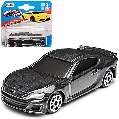 Generisch Subaru BRZ Coupe Grau Ab 2012 1/64 Modell Auto mit individiuellem Wunschkennzeichen von Generisch
