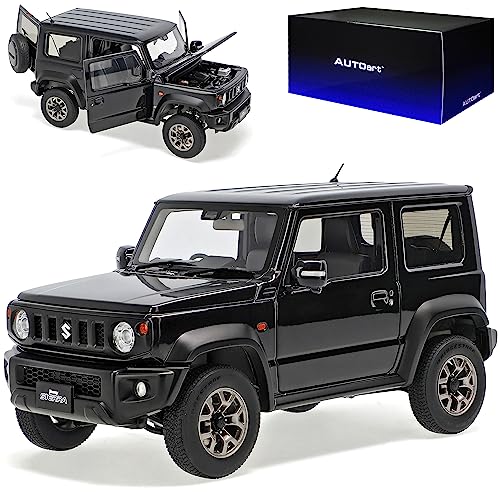 Generisch Suzuki Jimny JB74 Sierra Bluish Schwarz Pearl Ab 2018 78508 1/18 Auto*Art Modell Auto von Generisch