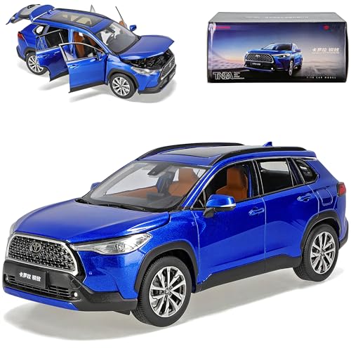 Generisch T*o*y*o*t*a Corolla Cross SUV Blau Ab 2020 1/18 Modell Modell Auto Generisch T*o*y*o*t*a Corolla Cross SUV Blau Ab 2020 1/18 Modell Modell Auto von Generisch