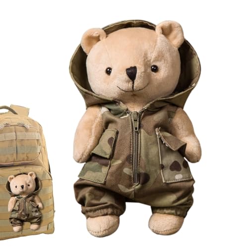 Generisch Tarnbär-Puppe, Tarnbär - Niedliches 7,87-Zoll-Tarnbär-Spielzeug für Kinder,Abnehmbares Sammelkissen, Kuscheltier-Raumdekoration, Auto-Innendekoration für Kinder und Erwachsene Generisch Tarnbär-Puppe, Tarnbär - Niedliches 7,87-Zoll-Tarnbär-Spielzeug für Kinder,Abnehmbares Sammelkissen, Kuscheltier-Raumdekoration, Auto-Innendekoration für Kinder und Erwachsene von Generisch