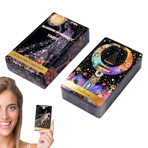 Generisch Tarotkarten - Unterhaltung Orakelkarten | Wahrsagekarten Spiel, Schicksalsdeutung Brettspiel Für Party Und Reise von Generisch