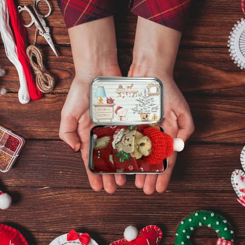 Generisch Taschenbär, Kleine Taschenbär- Kleine Tierpuppen-Plüschtiere,Weihnachtsbox-Bär-Plüschpuppe, weiches Stofftierspielzeug, Taschenbär-skartenset für Weihnachten Generisch Taschenbär, Kleine Taschenbär- Kleine Tierpuppen-Plüschtiere,Weihnachtsbox-Bär-Plüschpuppe, weiches Stofftierspielzeug, Taschenbär-skartenset für Weihnachten von Generisch
