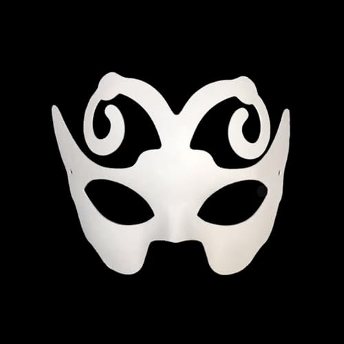 Generisch Therian Mask DIY Katzenmaske Bastelset mit Fell Strasssteinen & Farbwechsel-Materialien für Cosplay Kostüme & Partys von Generisch