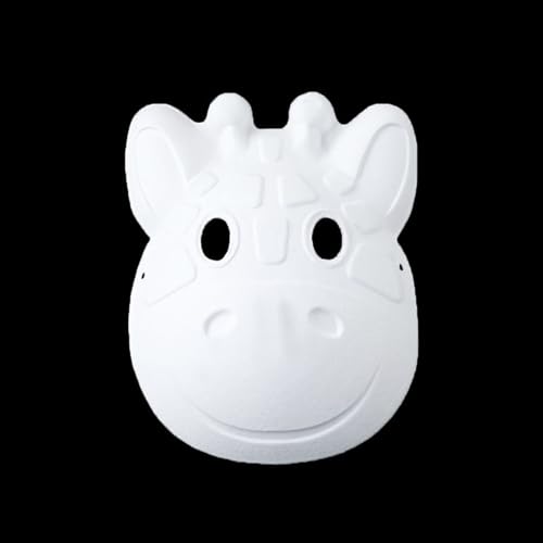 Generisch Therian Mask DIY Katzenmaske Bastelset mit Fell Strasssteinen & Farbwechsel-Materialien für Cosplay Kostüme & Partys von Generisch