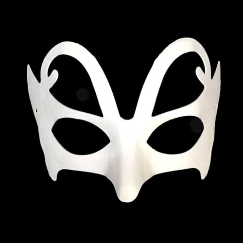 Generisch Therian Mask DIY Katzenmaske Bastelset mit Fell Strasssteinen & Farbwechsel-Materialien für Cosplay Kostüme & Partys von Generisch