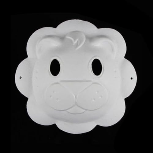 Generisch Therian Mask DIY Katzenmaske Bastelset mit Fell Strasssteinen & Farbwechsel-Materialien für Cosplay Kostüme & Partys von Generisch