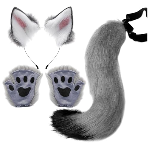 Generisch Therian Scary Tail Therian Mask Set Katzenmaske Schwanz Furry Mask Kunstpelzfuchsmaske Niedlich Fuchs Schwanzschlüsselbund Halloween Kostüm Zubehör für Cosplay Ausgefallene Party Generisch Therian Scary Tail Therian Mask Set Katzenmaske Schwanz Furry Mask Kunstpelzfuchsmaske Niedlich Fuchs Schwanzschlüsselbund Halloween Kostüm Zubehör für Cosplay Ausgefallene Party von Generisch