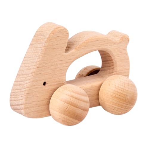 Generisch Tiere Holzspielzeug Autos Montessori Spielzeug für Babys 0-12 Monate Kleinkinder 1-3 Jahre Holz Baby Spielzeug 1+ Jahr Baby Push Cars Dekor von Generisch