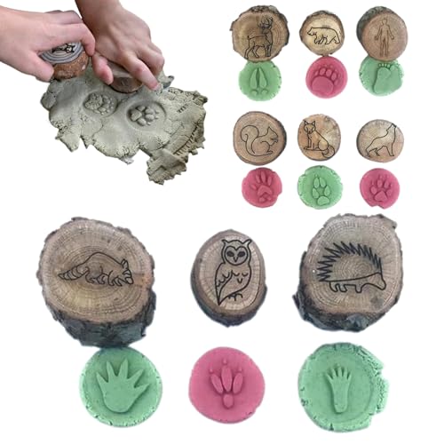 Generisch Tierfährten Stempel | Kreativspielzeug Stempelset Für Mädchen Und -Holz Bastelsets Pädagogisches Spielzeug, Scrapbook Zubehör Vorschule Lernaktivitäten für und Mädchen sowie Klassenprei Generisch Tierfährten Stempel | Kreativspielzeug Stempelset Für Mädchen Und -Holz Bastelsets Pädagogisches Spielzeug, Scrapbook Zubehör Vorschule Lernaktivitäten für und Mädchen sowie Klassenprei von Generisch