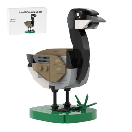 Generisch Tierische Baustein-Set, Kleines Kanadagans Baustein-Spielzeug, Vogel-Modellbauset mit Hoher Sammel- und Deko-Wert, Modellbau-Enthusiasten ab 16 Jahren - 146 Teile Generisch Tierische Baustein-Set, Kleines Kanadagans Baustein-Spielzeug, Vogel-Modellbauset mit Hoher Sammel- und Deko-Wert, Modellbau-Enthusiasten ab 16 Jahren - 146 Teile von Generisch