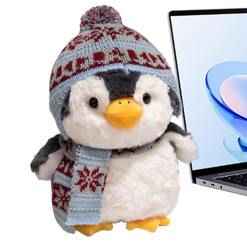 Generisch Tierplüschspielzeug, Tierplüschpuppe - Snowflake Animal Throw Pillow Decor - Plüschspielzeug mit abnehmbarem Strickund Schal für Kinderzimmer, Couch, Auto, Bett, Schlafzimmer, Wohnzimmer Generisch Tierplüschspielzeug, Tierplüschpuppe - Snowflake Animal Throw Pillow Decor - Plüschspielzeug mit abnehmbarem Strickund Schal für Kinderzimmer, Couch, Auto, Bett, Schlafzimmer, Wohnzimmer von Generisch