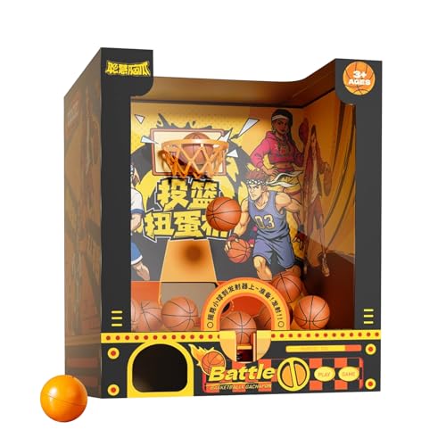 Generisch Tischbasketball Spiel | Interaktiver Wurfball - Tragbares Tisch Basketball Wurfspiel Für Zuhause Kinderzimmer Kindergarten Arbeitsplatz Klasse von Generisch