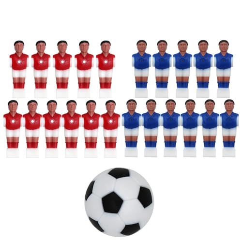 Generisch Tischfußballspieler Set, Fußballmänner Set, Soccer Guys Figuren für Tischfußballspiel, Fun Football Toys Accessoires Männer Puppe für Kinder, Erwachsene, Freunde Generisch Tischfußballspieler Set, Fußballmänner Set, Soccer Guys Figuren für Tischfußballspiel, Fun Football Toys Accessoires Männer Puppe für Kinder, Erwachsene, Freunde von Generisch