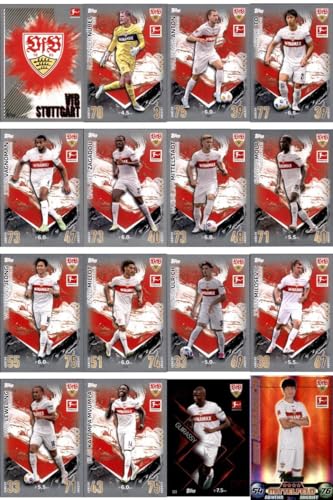 Topps Match Attax Bundesliga - 2023/24 - Mannschaftspaket - VfB Stuttgart von Generisch