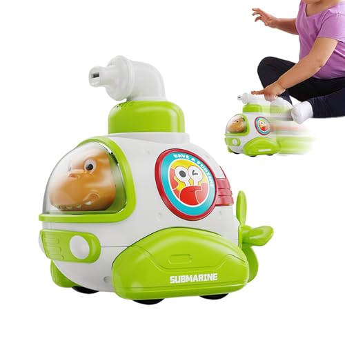 Generisch Trägheitstierauto, 4,13 Zoll Bildungsspielzeug für Dinosaurierfahrzeug für Kinder, ziehen Sie LKW mit Whistle Sound und interaktives Spiel, Vorschulfestival für Weihnachtsfamilienveranstalt von Generisch